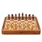 WE Games Travel Magnetic Wood Folding Chess Set, 7.375 inches